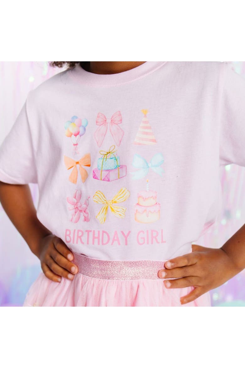 Birthday Girl Cutie Short Sleeve T-Shirt, Alternate, color, Ballet Pink