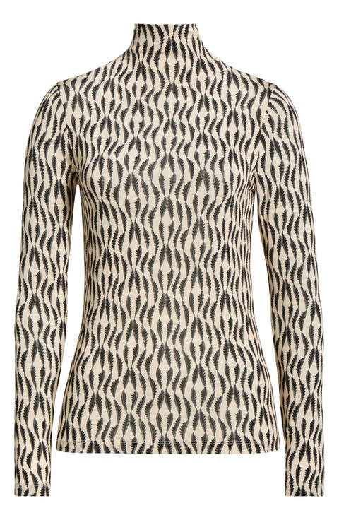 Aurelia Funnel Neck Jersey Top