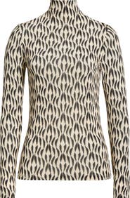 Ulla Johnson Aurelia Funnel Neck Jersey Top