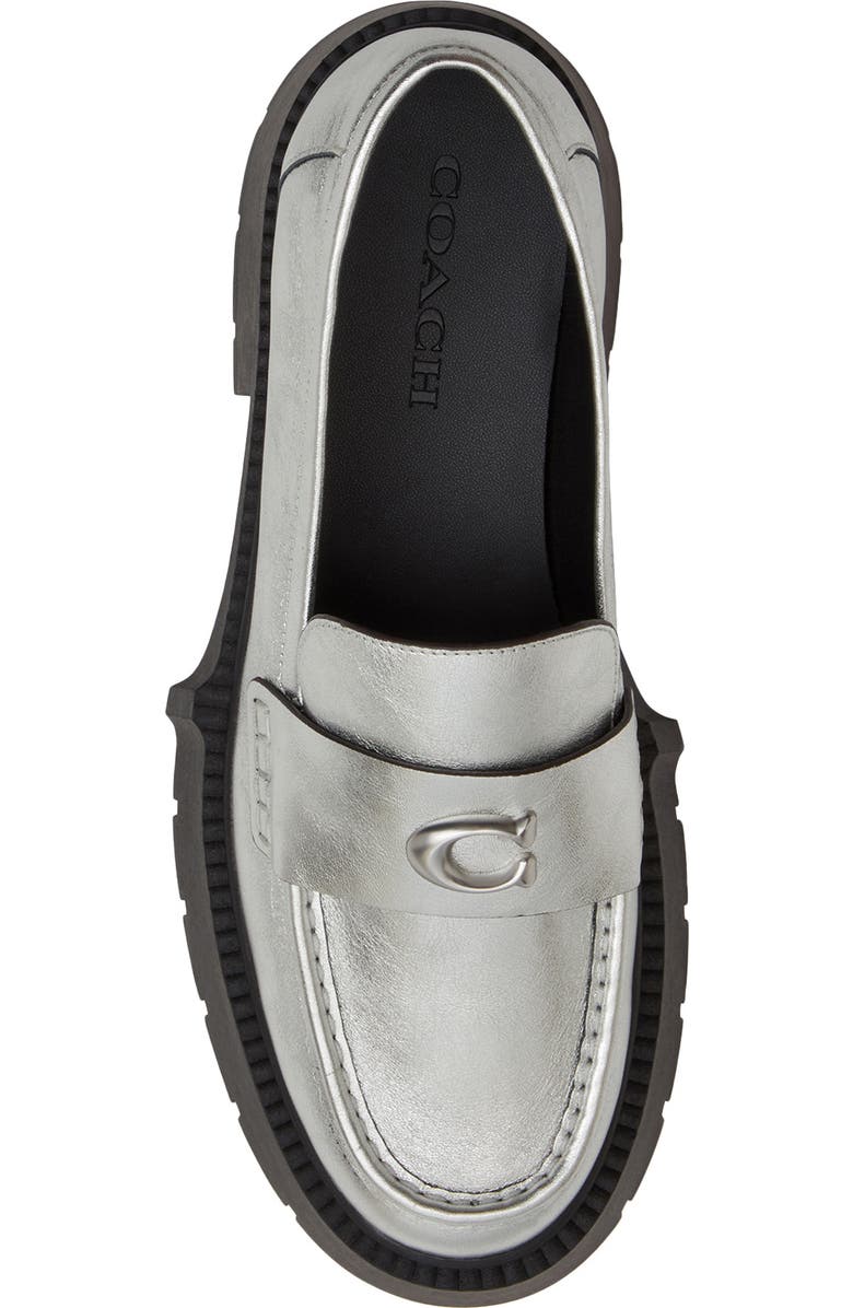 COACH Leah Platform Loafer, Alternate, color,