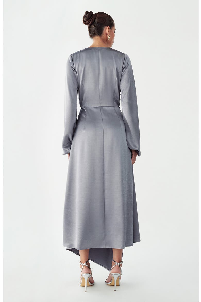 Philipa Midi Dress, Alternate, color, Slate Blue