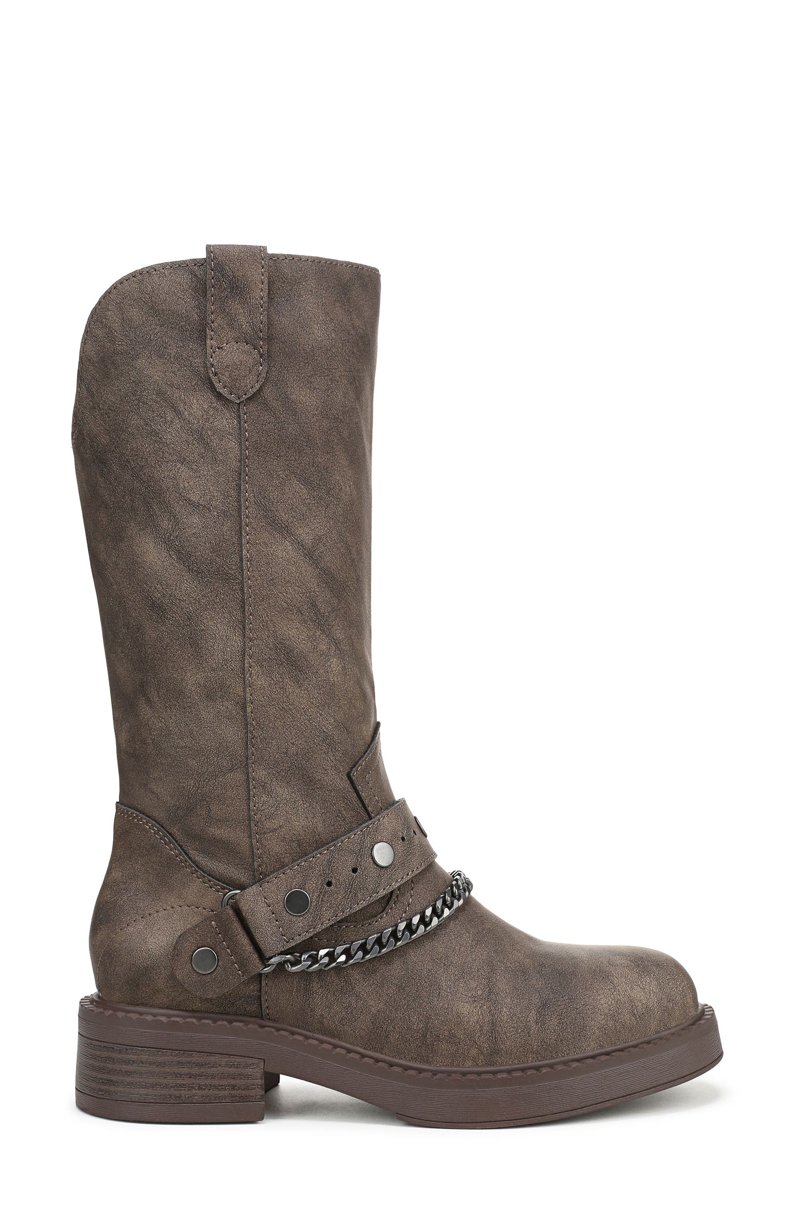 Blowfish Malibu Verona 2 Boot, Alternate, color, Dark Brown Faux Leather