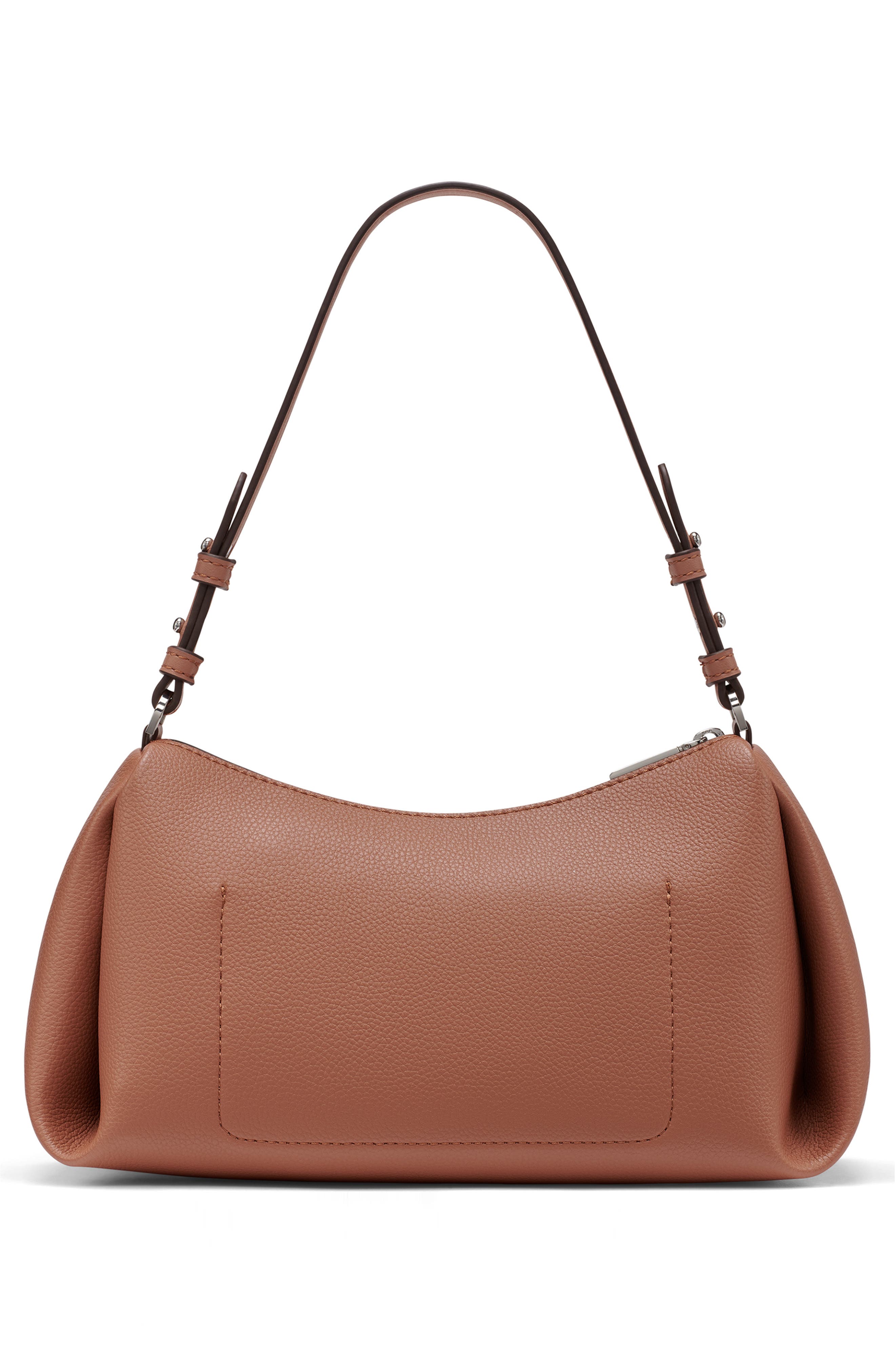 DKNY Remy Faux Leather Shoulder Bag, Alternate, color, Hot Cocoa