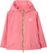 Burberry Checker-tape Nylon Hooded Jacket