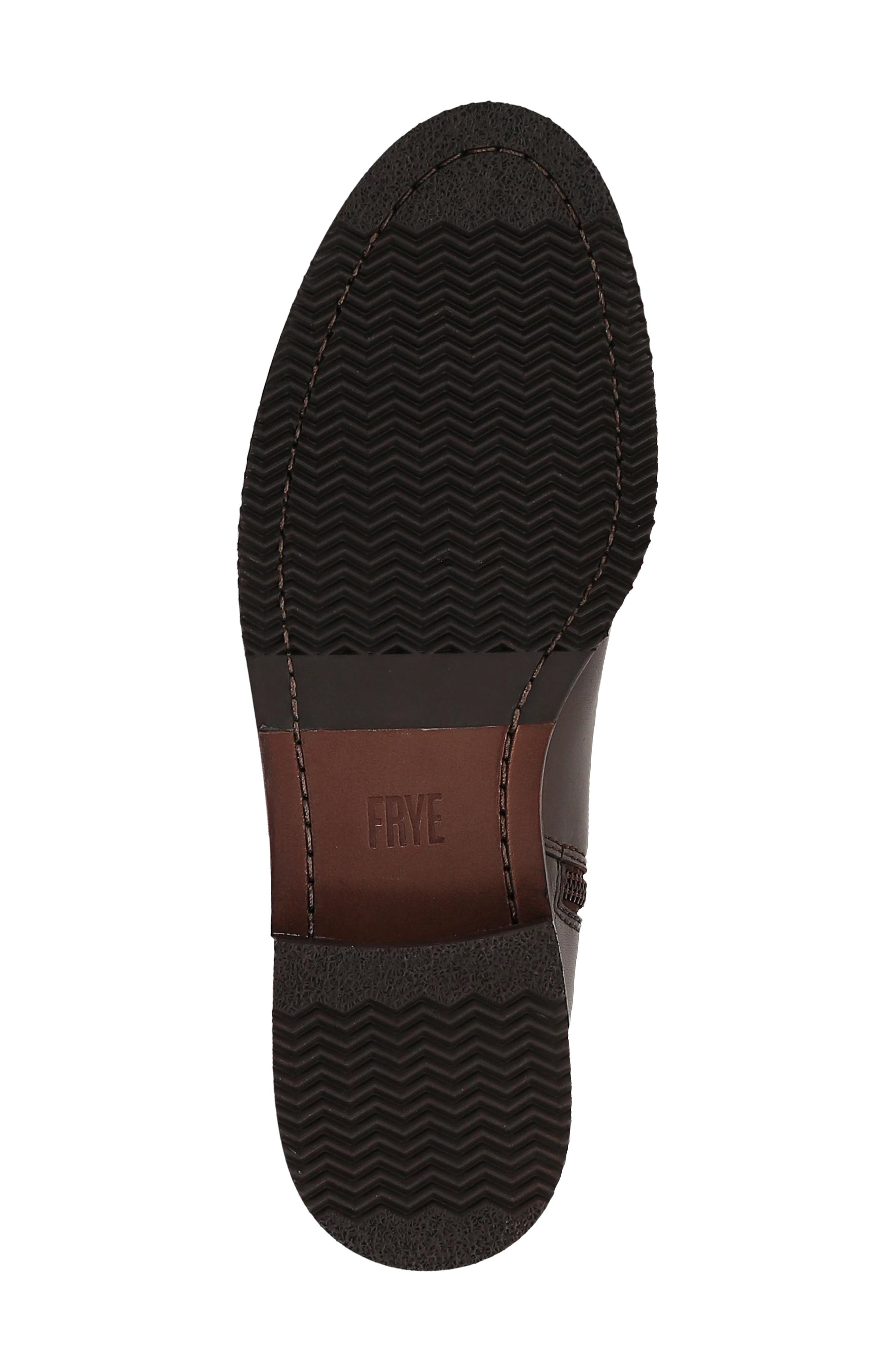 Melissa Button Tall Boot, Alternate, color, DARK BROWN