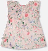Deux par Deux Cotton Muslin Dress and Bloomer Printed Berries Set