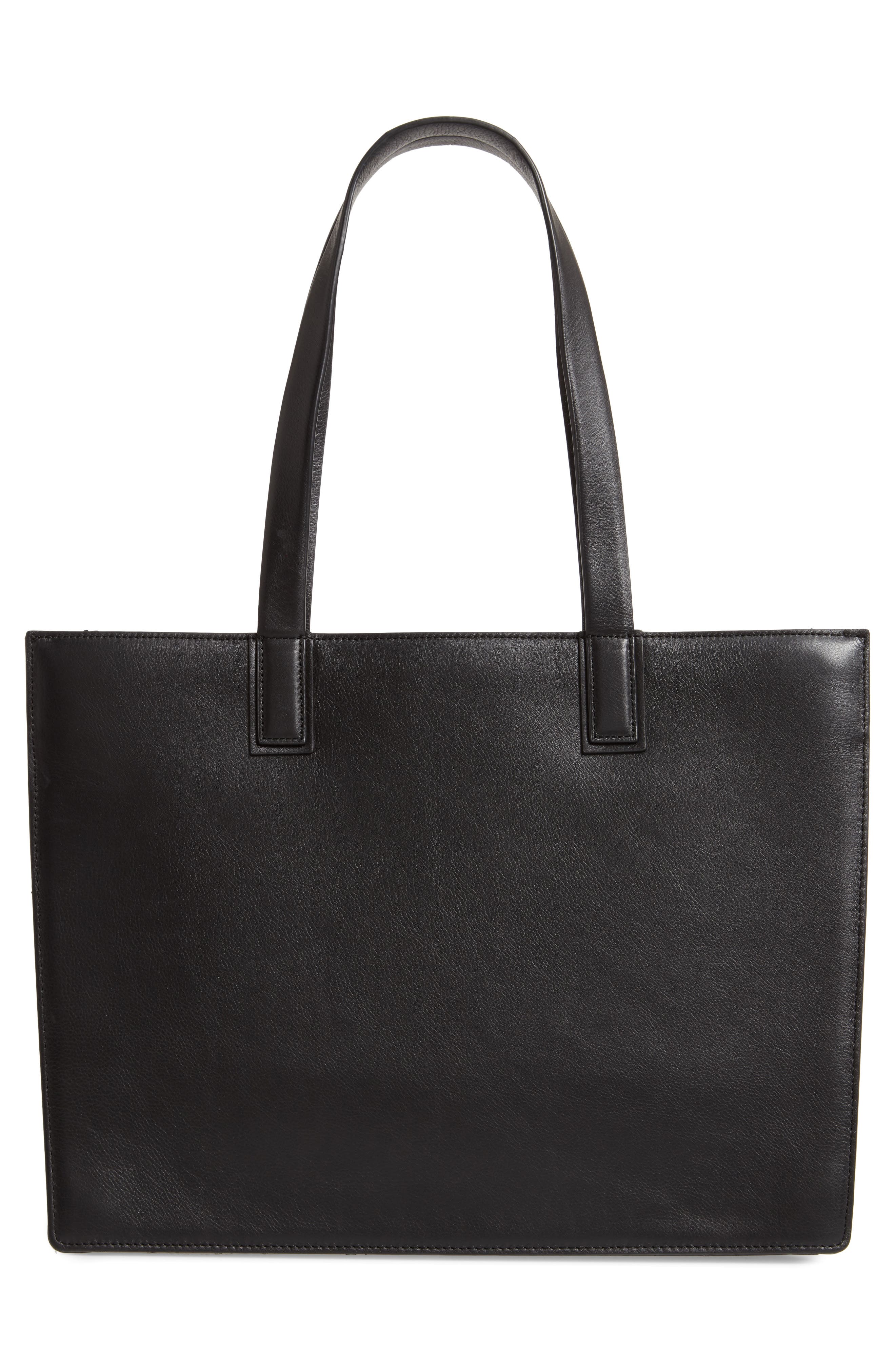 Nordstrom Concertina Leather Accordion Tote, Alternate, color, 