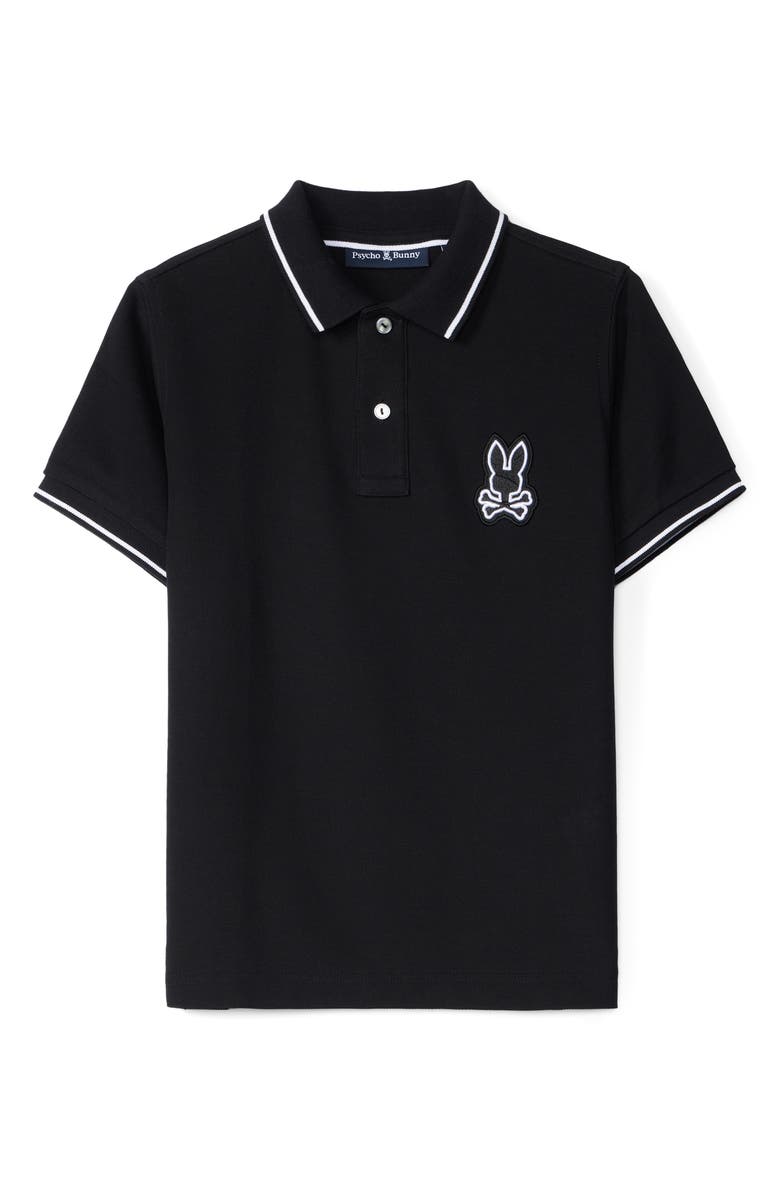 Psycho Bunny Lenox Tipped Piqué Polo, Alternate, color, 
