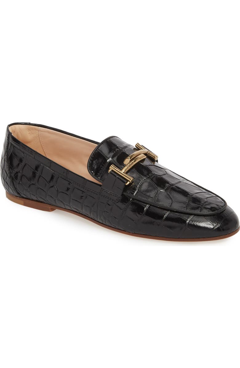 Tod's Double-T Printed Loafer, Main, color,