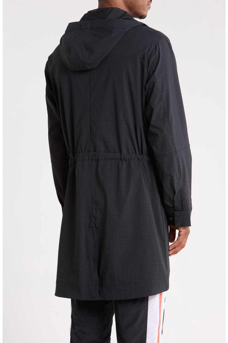 Unstoppable Textured Longline Jacket, Alternate, color, 001 BLACK