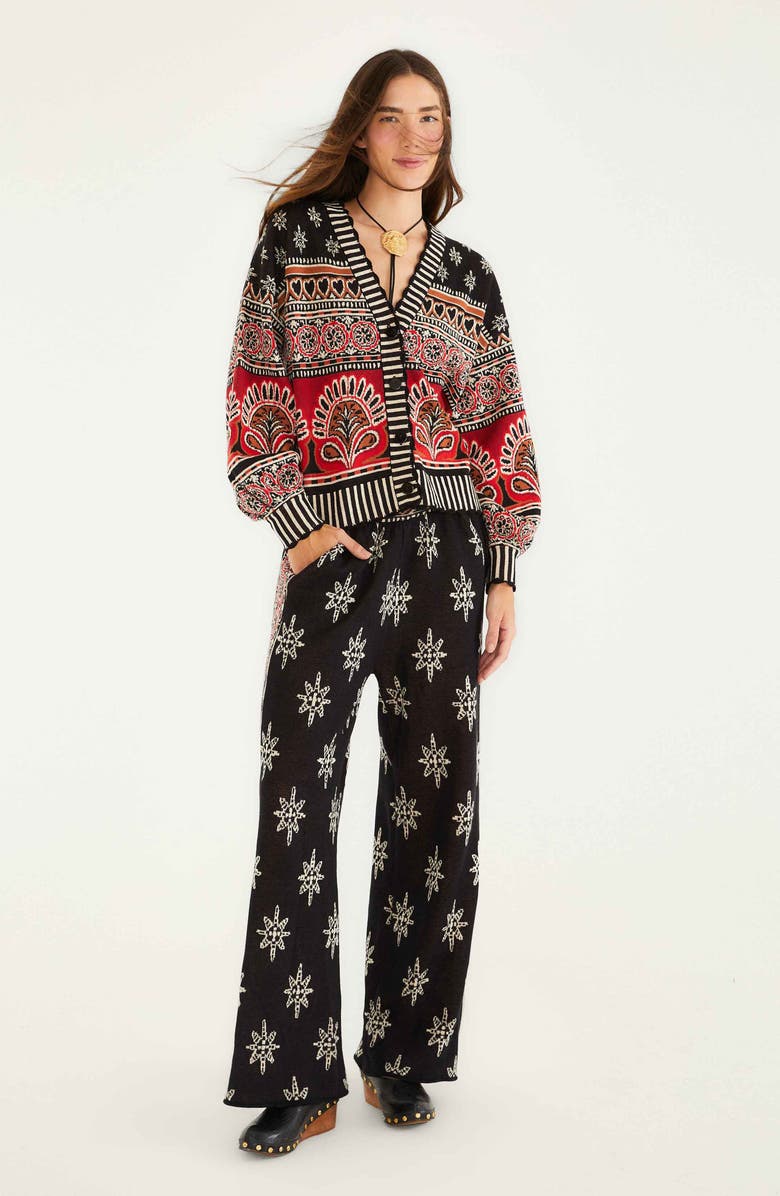 FARM Rio Ainika Love Coconut Cardigan, Alternate, color, Ainika Love Coconut