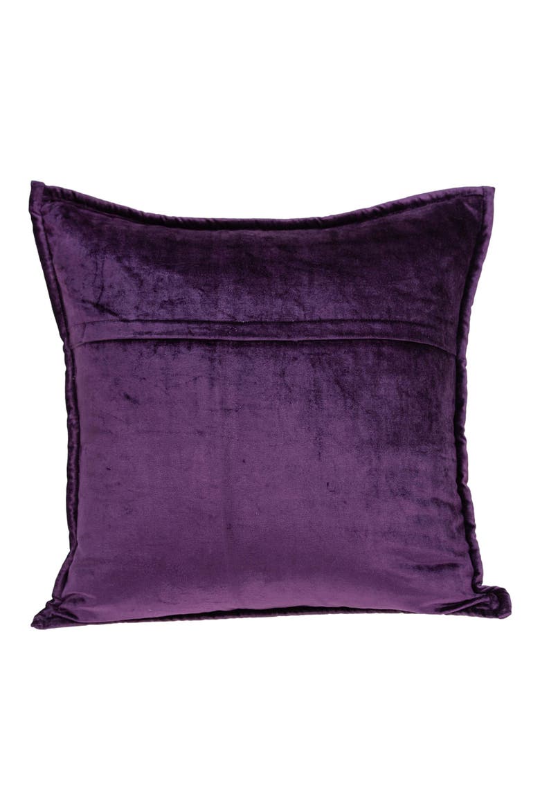 Agio Square Transitional Throw Pillow, Alternate, color, PURPLE
