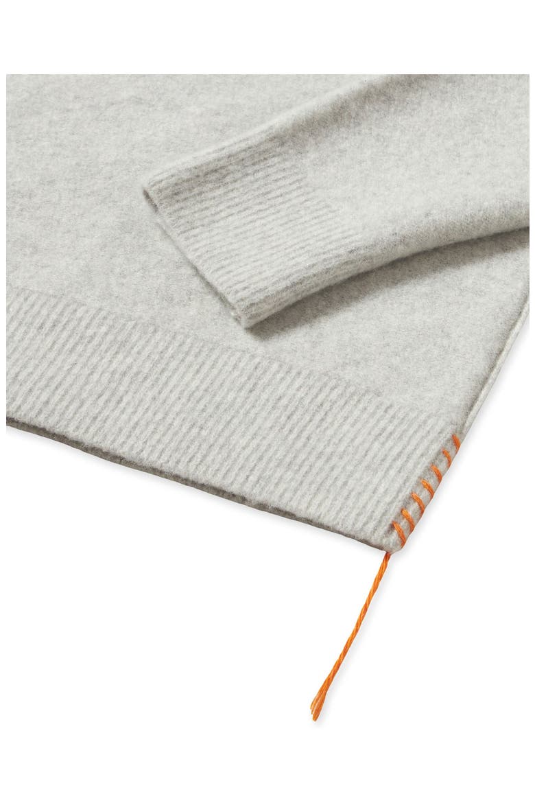 Harvard Wool Raglan Sleeve Crewneck Knit, Alternate, color, MELANGE