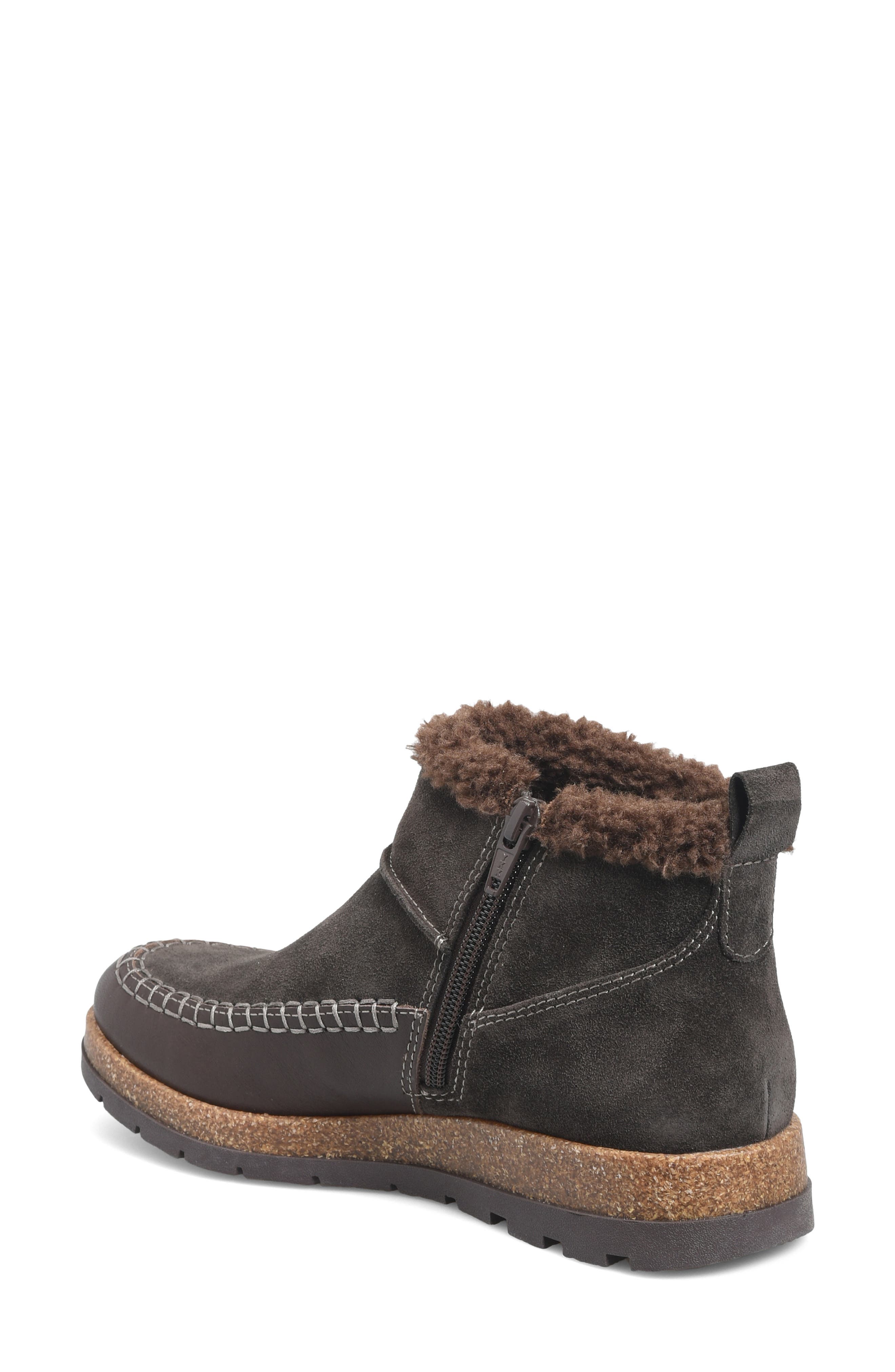 Louise Genuine Shearling Boot, Alternate, color, LINCE DARK BROWN