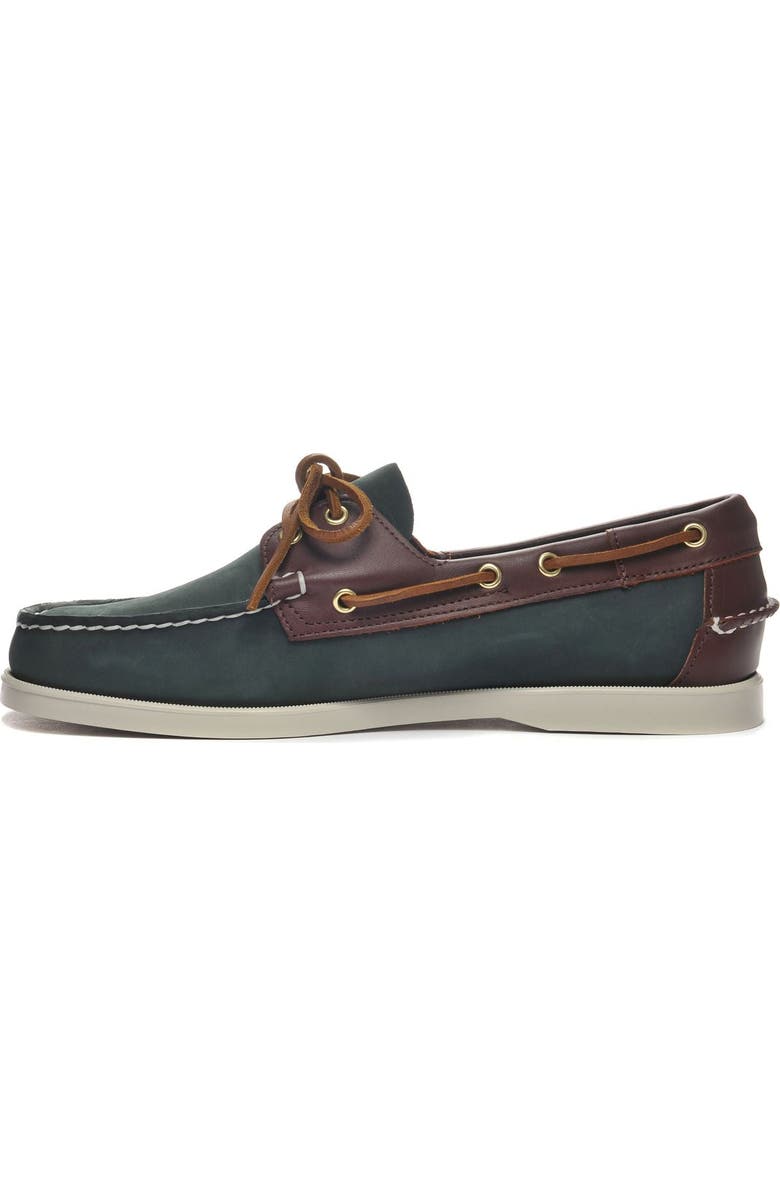 Sebago Portland Spinnaker Nbk Fgl Boat Shoes, Alternate, color, Blue Navy-Dk Brown