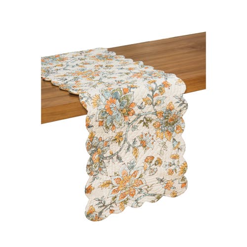 C & F Home C&f Home Ainsley Floral Table Runner In Neutral