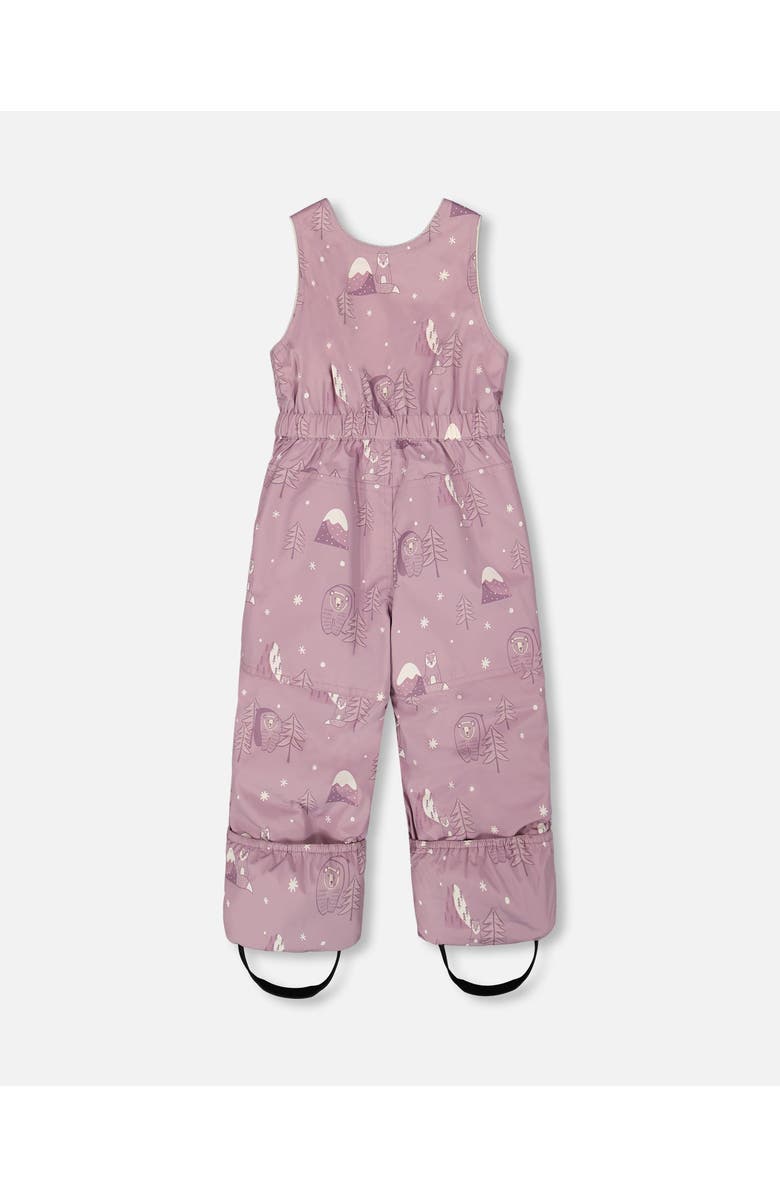 Deux par Deux Two-Piece Snug Snowsuit Bear, Alternate, color, Purple