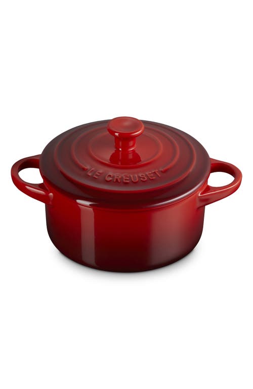 Le Creuset 24-ounce Mini Stoneware Cocotte In Cerise
