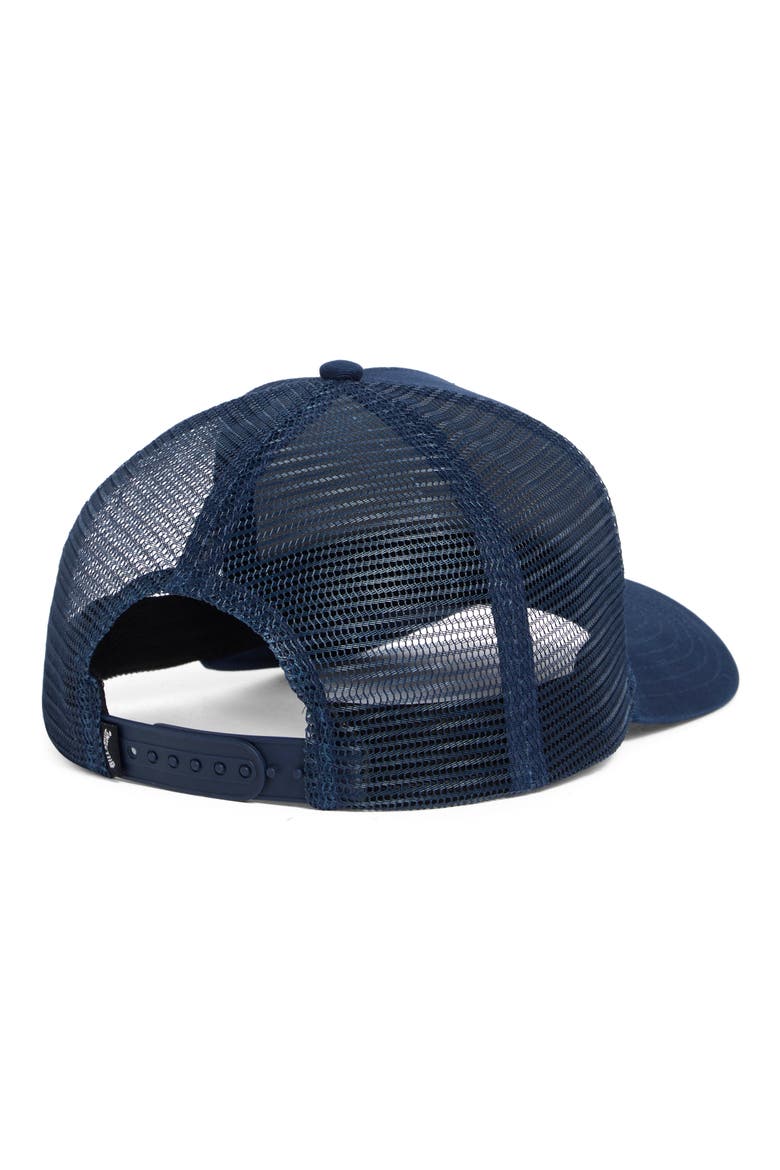 Riptide Twill Trucker Baseball Cap, Alternate, color, DEEP BLUE