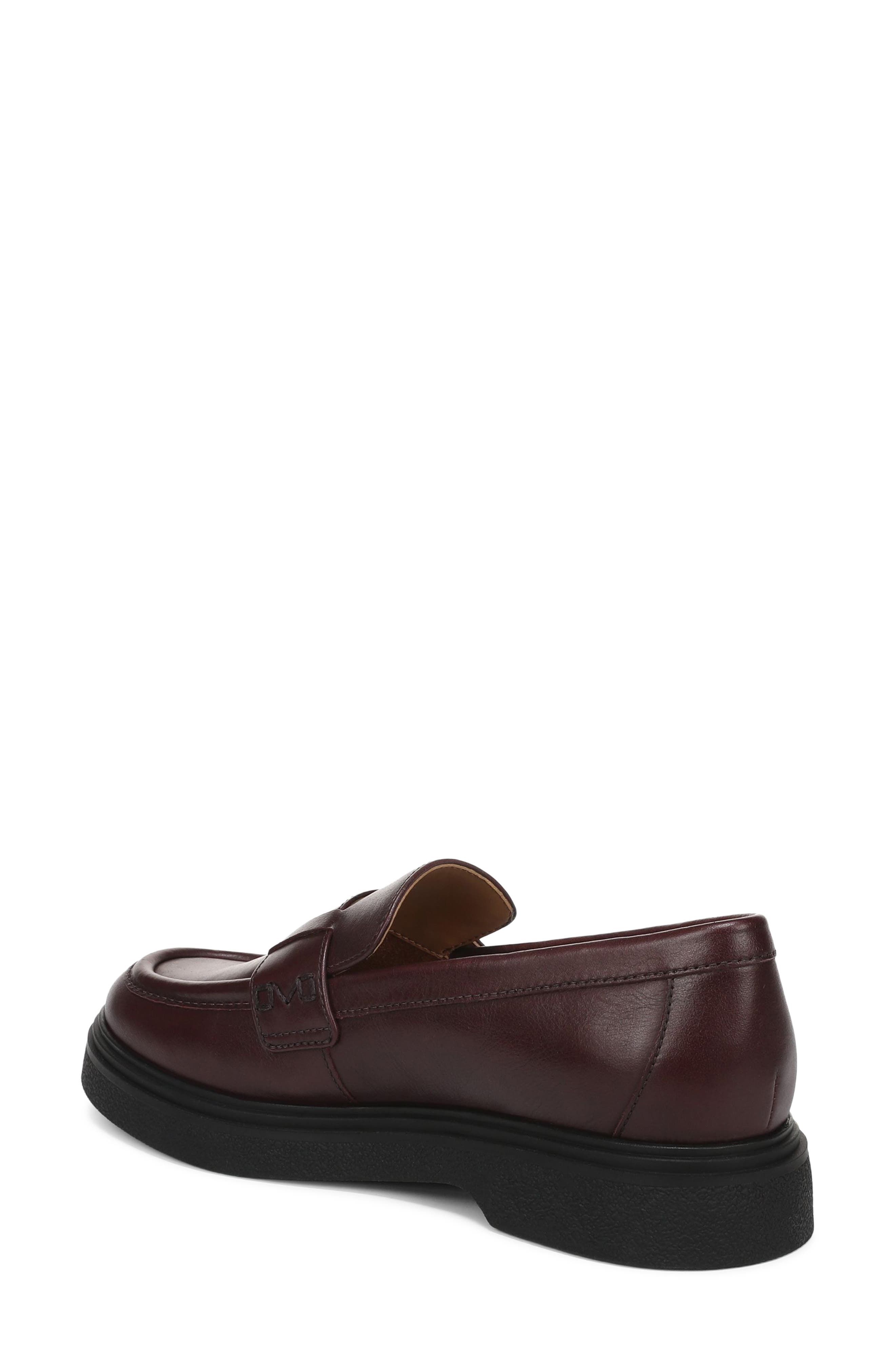 Dolores Leather Loafer, Alternate, color, MULLED WINE LEATHER