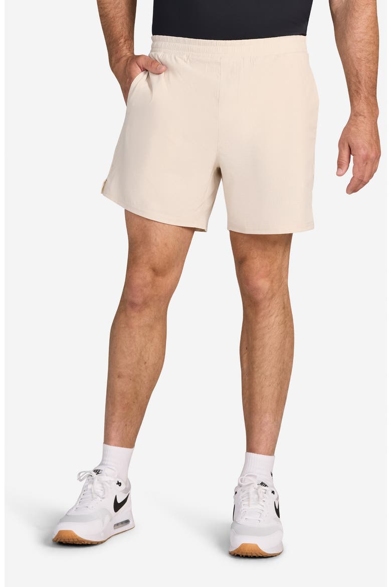 Range 6-Inch Layered Golf Shorts, Main, color, SAND SHELL