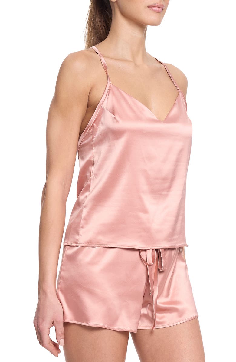 Hanky Panky Satin Camisole, Alternate, color, Rose Latte