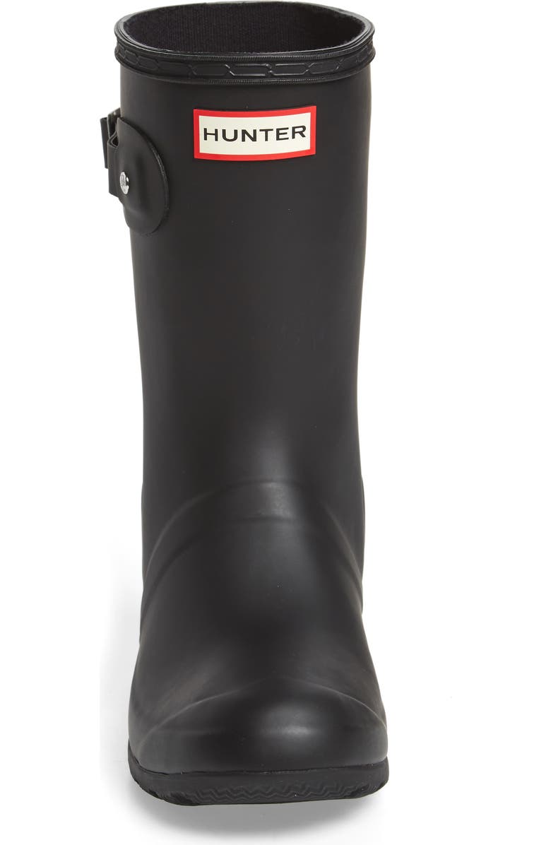 Hunter Original Tour Short Packable Rain Boot, Alternate, color,