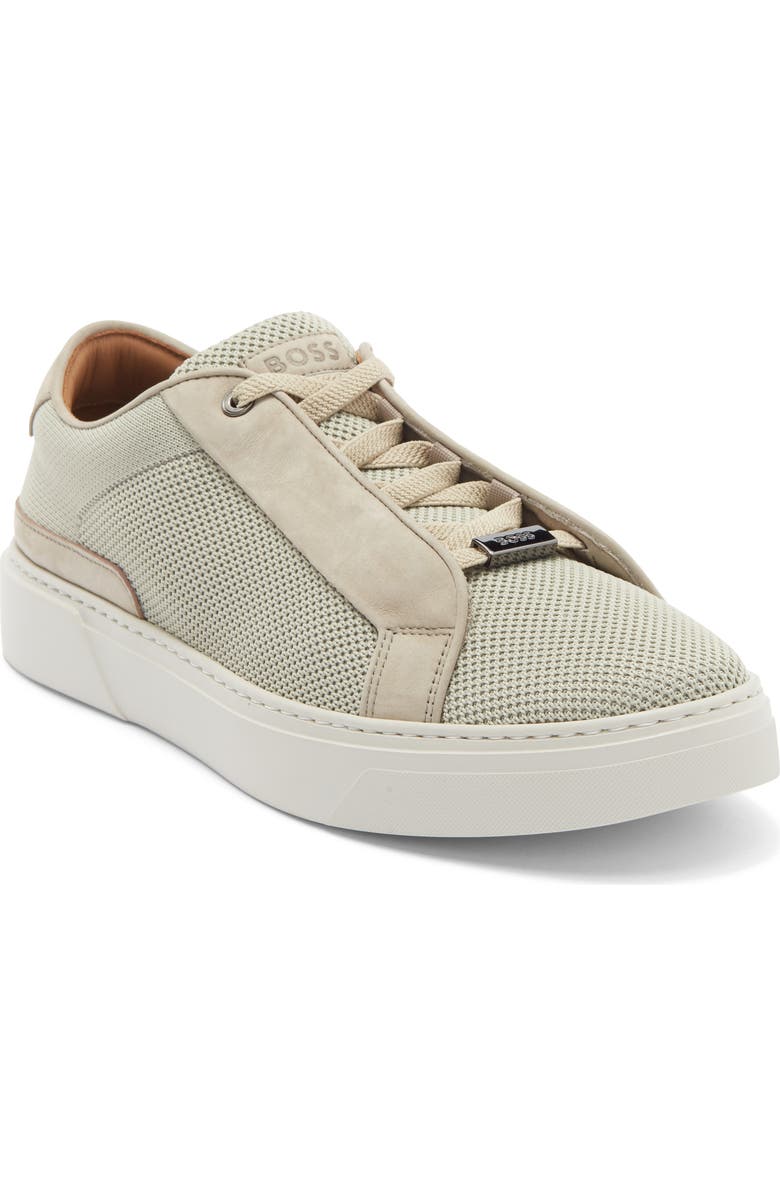 BOSS Gary Sneaker, Main, color, Light/ Pastel Grey