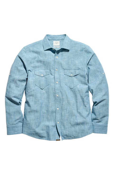 Scout Slub Cotton Button-Up Shirt