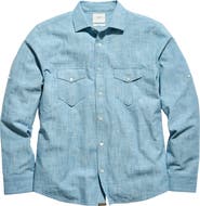 Billy Reid Scout Slub Cotton Button-Up Shirt