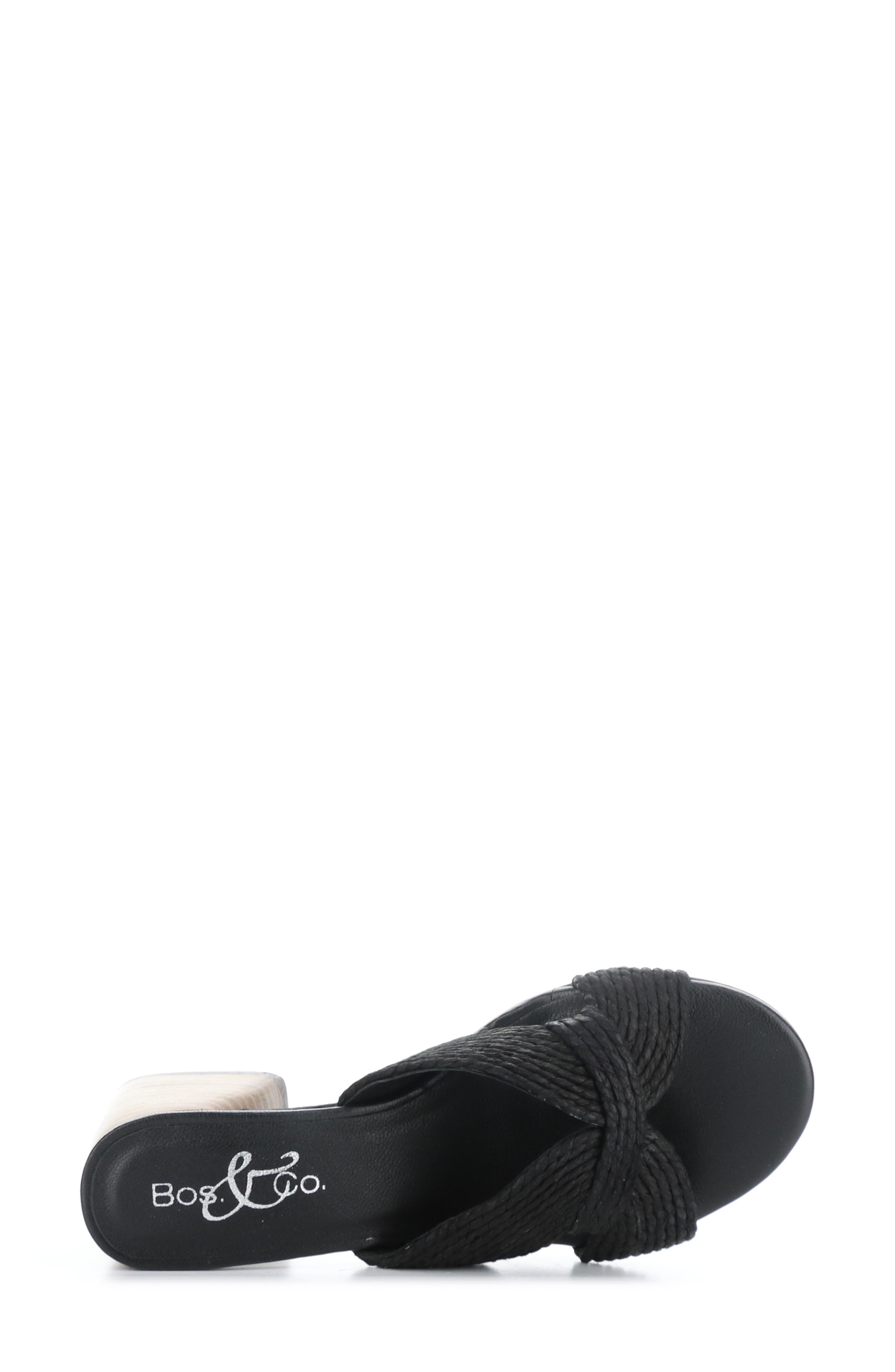 Bos. & Co. Gessa Block Heel Slide Sandal, Alternate, color, 