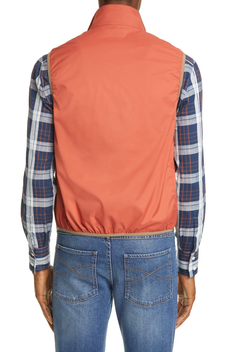 Reversible Vest, Alternate, color, ORANGE