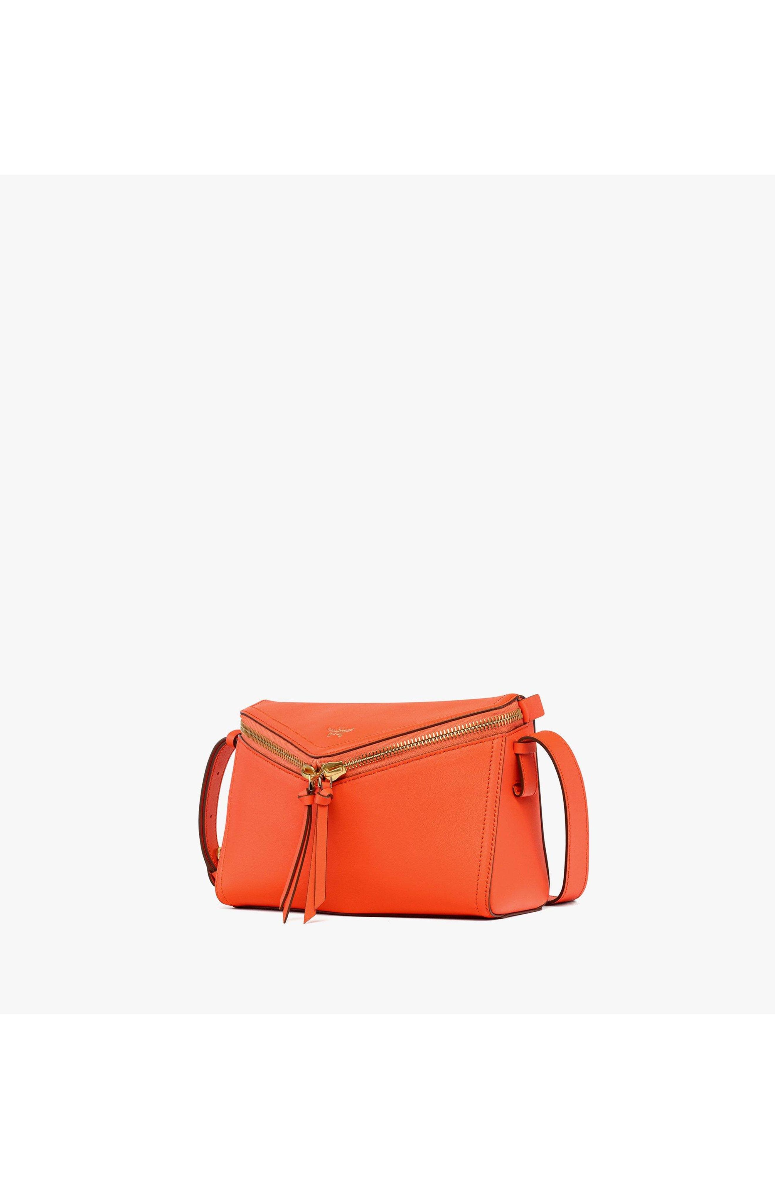 Small Diamant 3D Shoulder Bag in Calfskin, Alternate, color, Orangeade