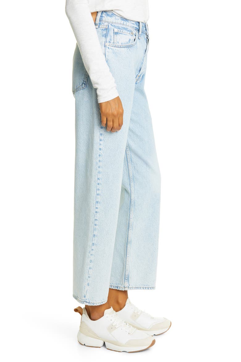 Maya High Waist Ankle Straight Leg Jeans, Alternate, color, AGATE