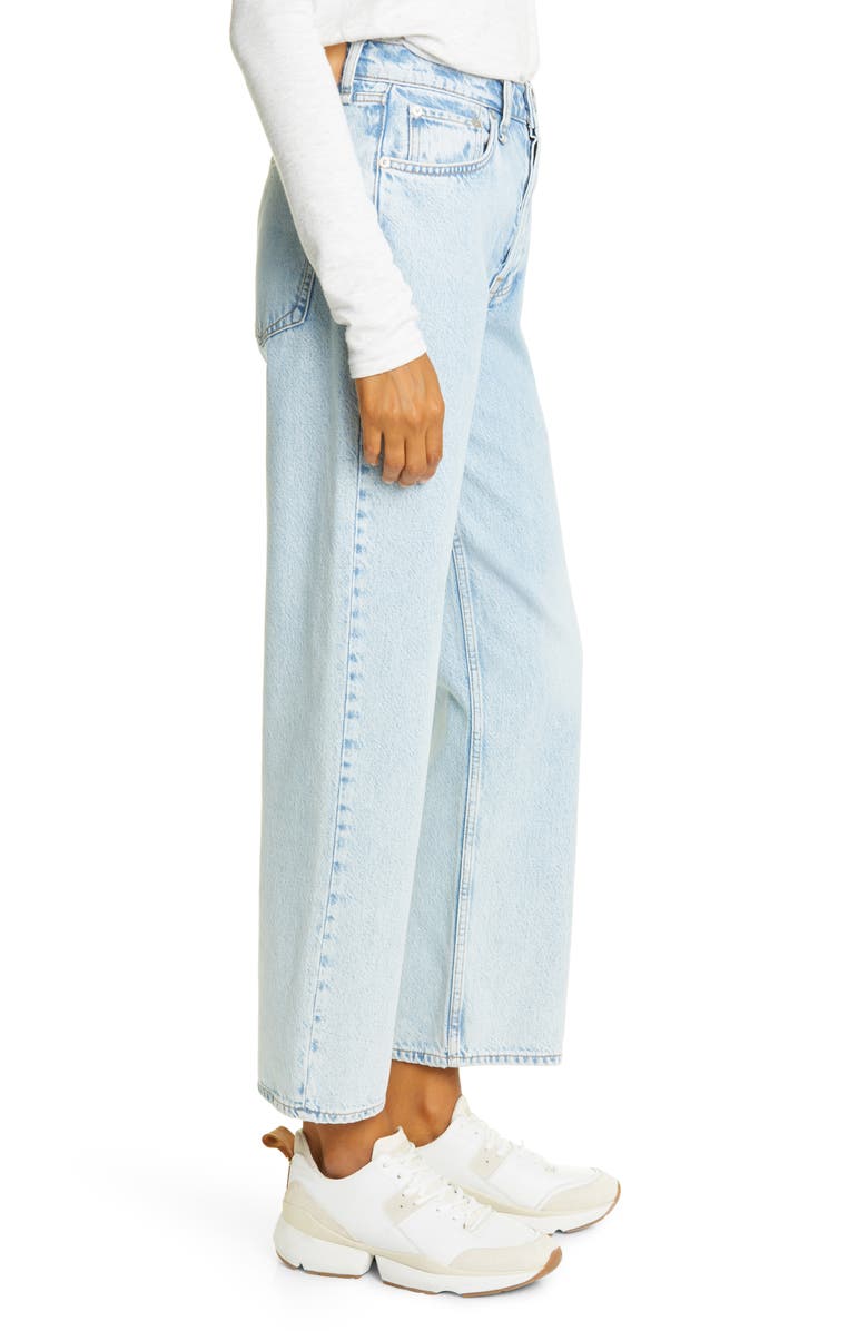 rag & bone Maya High Waist Ankle Straight Leg Jeans, Alternate, color, 