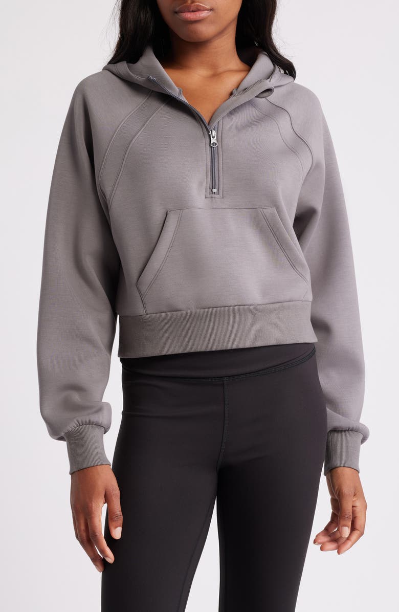 PacSun 1980 Half Zip Hoodie, Main, color, 