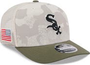 New Era Men's New Era Light Beige/Olive Chicago White Sox 2025 Armed Forces Day 9SEVENTY Stretch-Snap Hat