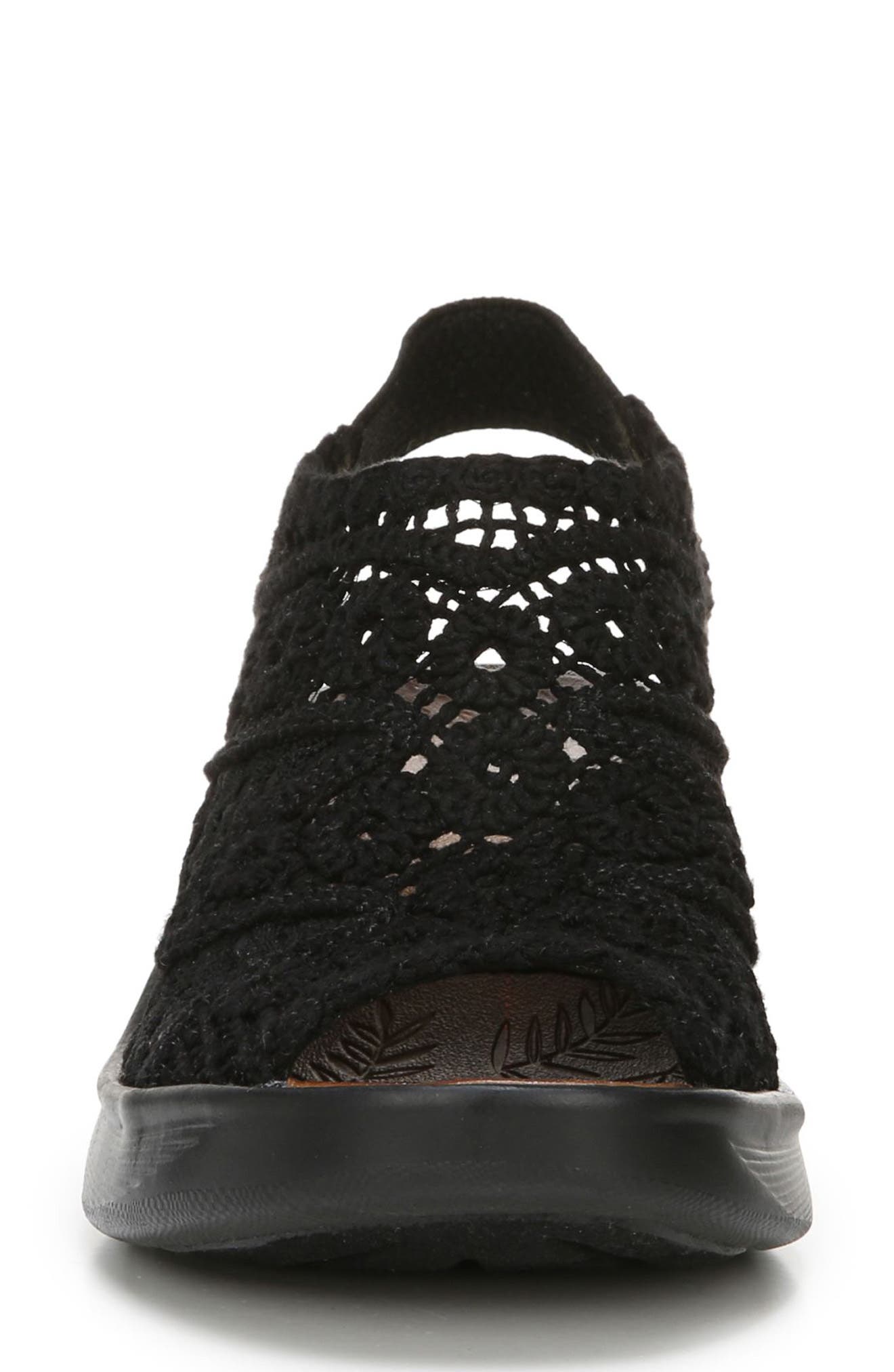 BZees Surprise Crochet Wedge Sandal, Alternate, color, 