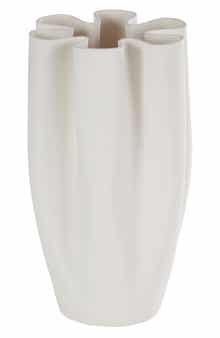 VIVIAN LUNE HOME White Ceramic Vase