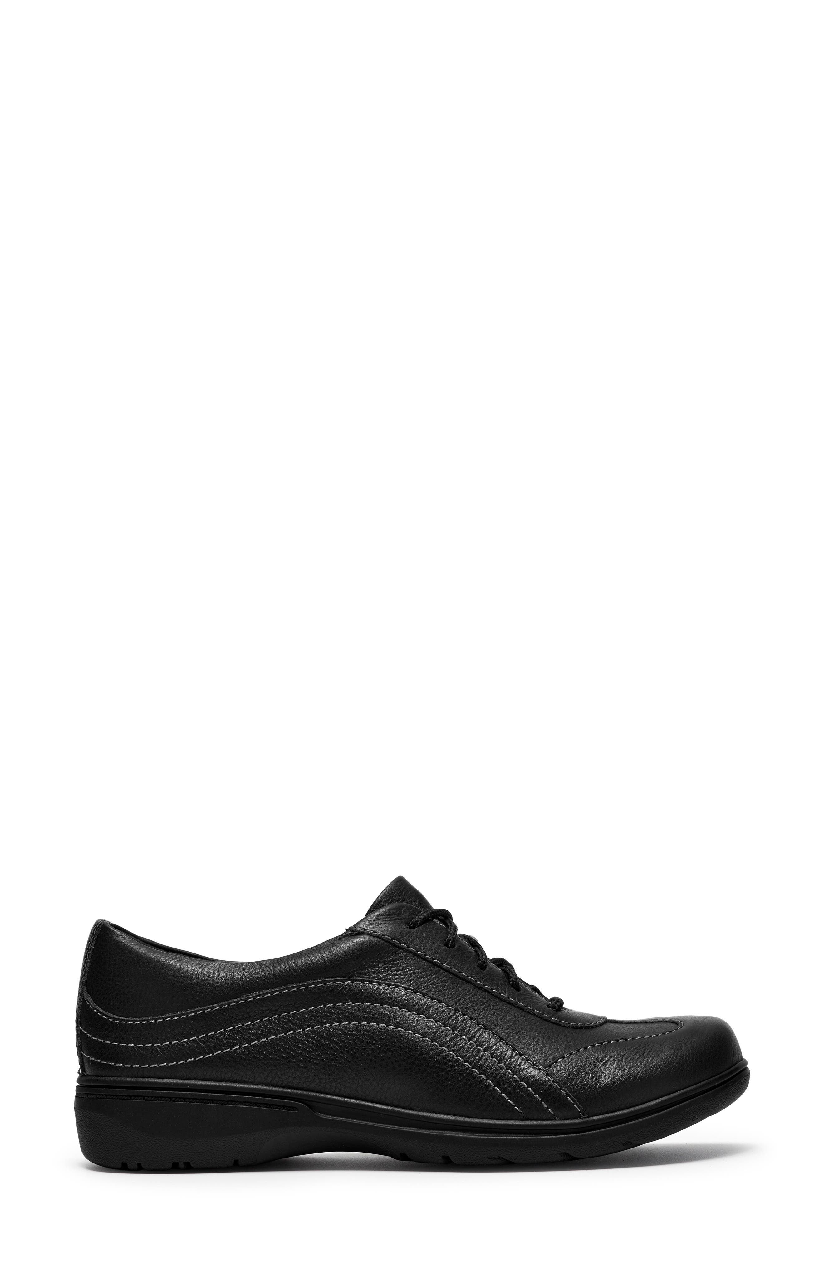 Carleigh Dream Casual Oxford -Wide Width Available, Alternate, color, BLACK LEATHER