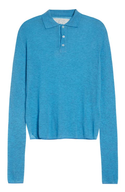 Gender Inclusive Overdyed Heathered Wool Rib Polo