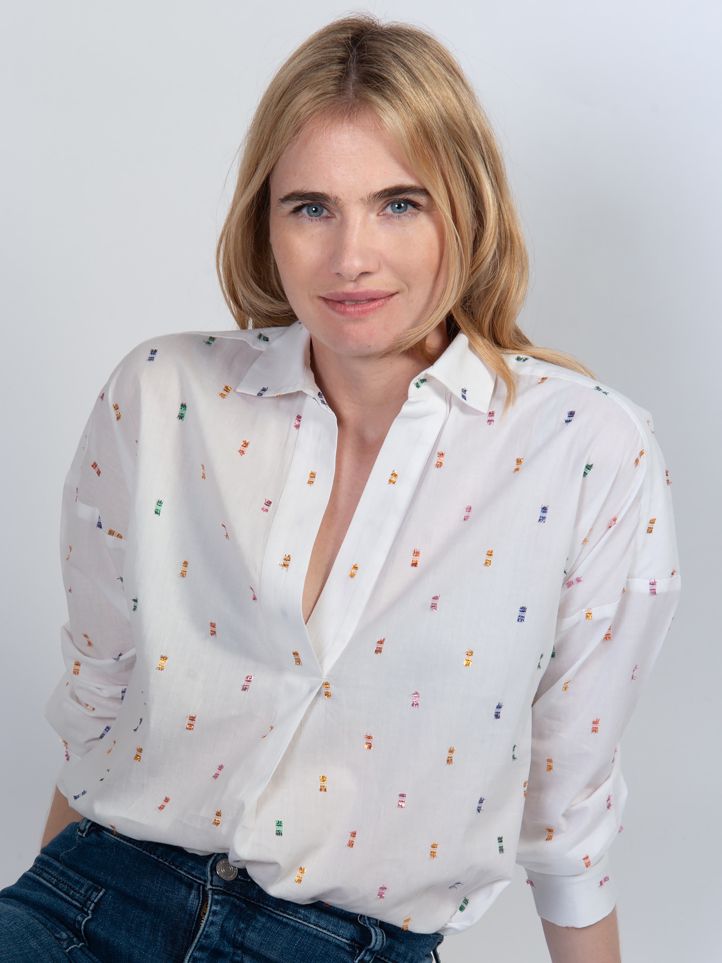 Spot Relaxed Blouse
