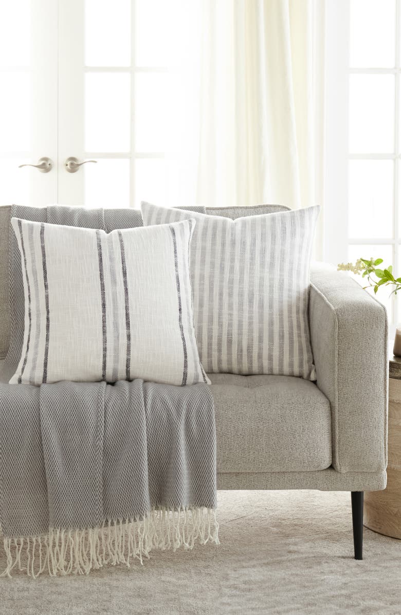 HOMESPUN Assorted 2-Pack Accent Pillows, Alternate, color, Gray