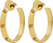 Tory Burch Icon Hoop Earrings