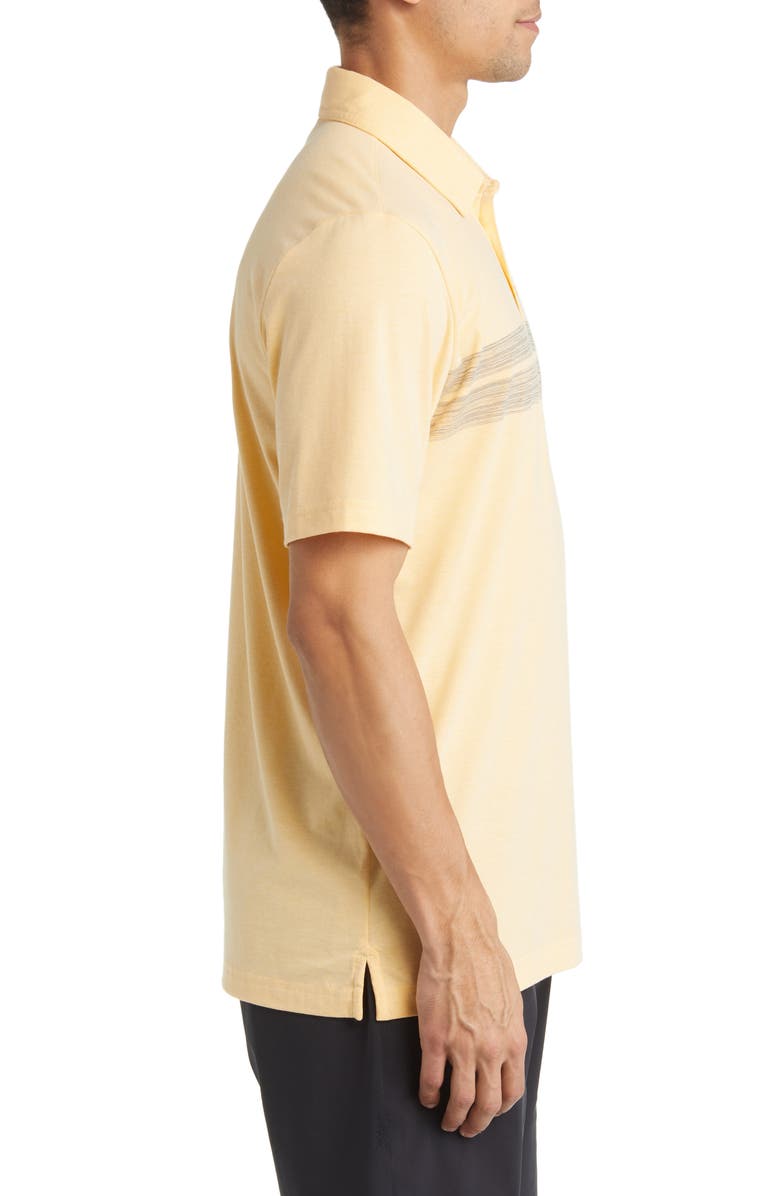 TravisMathew Lot of Pesos Polo, Alternate, color, Heather Golden Cream