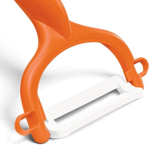 Kyocera Advanced Ceramic Horizontal Y Peeler In Orange