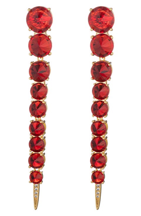 Harper Cubic Zirconia Drop Earrings