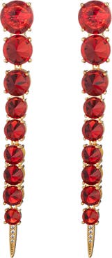 EYE CANDY LOS ANGELES Harper Cubic Zirconia Drop Earrings