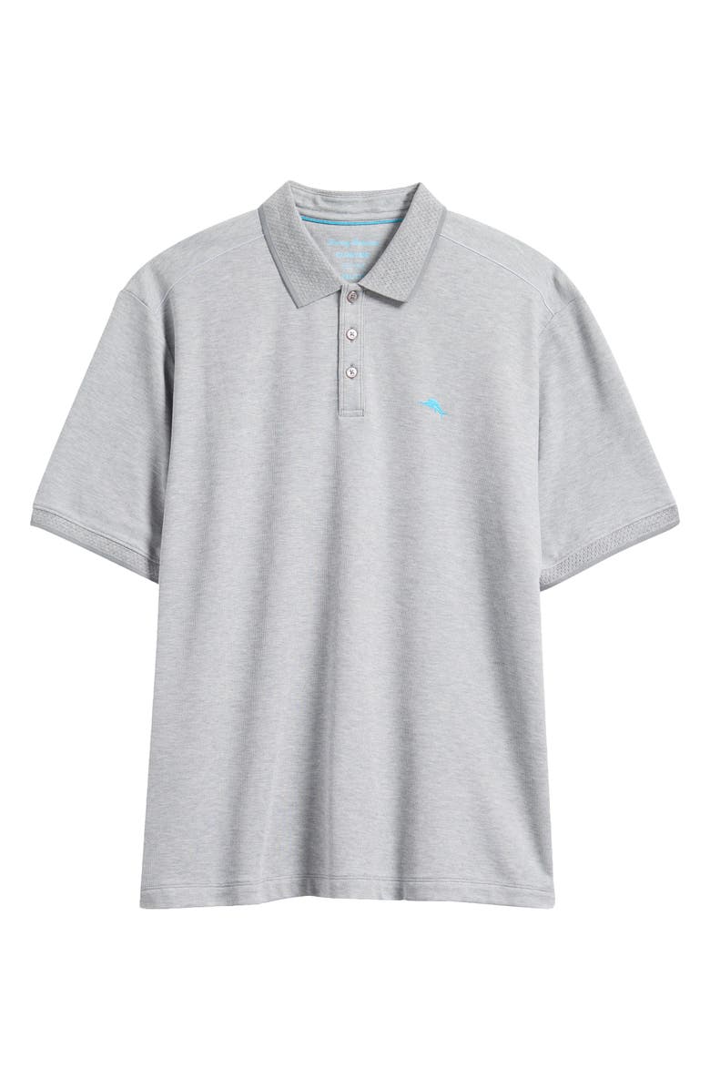 Tommy Bahama Emfielder Icon Solid IslandZone<sup>®</sup> Polo, Main, color, Storm Gray Heather