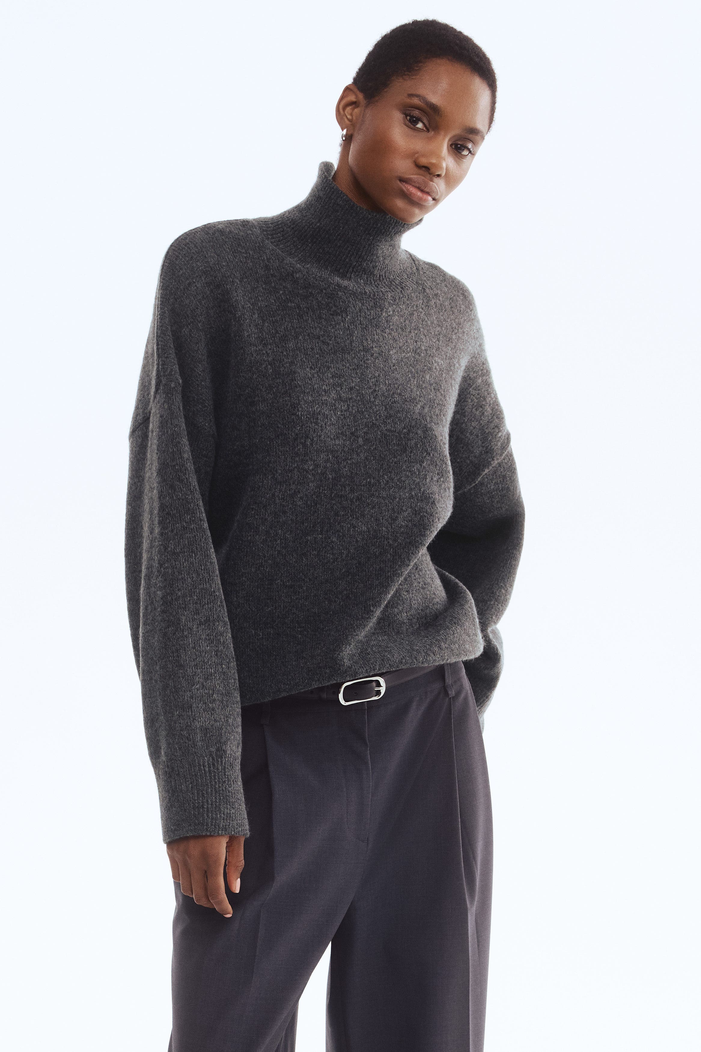 Oversized Turtleneck Jumper - image 2